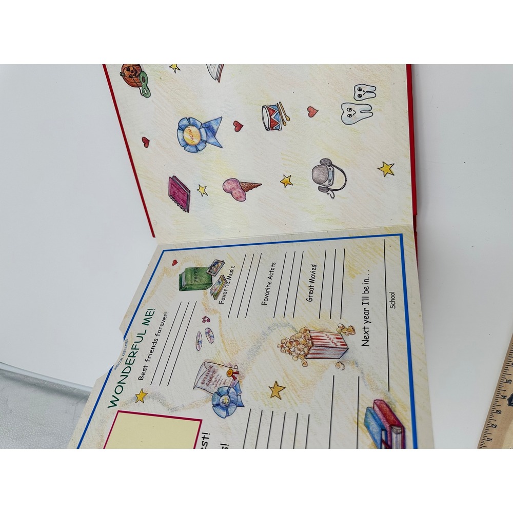 Nichols School Memories Scrapbook Kids K-5th Grade Keepsake Red - Picture 7 of 7